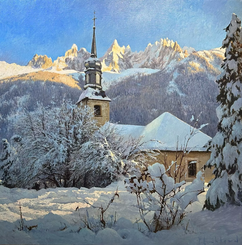 Image Église Saint-Michel en hiver