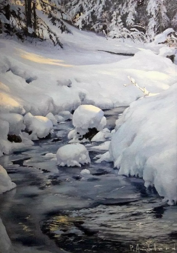 Image Torrent en hiver