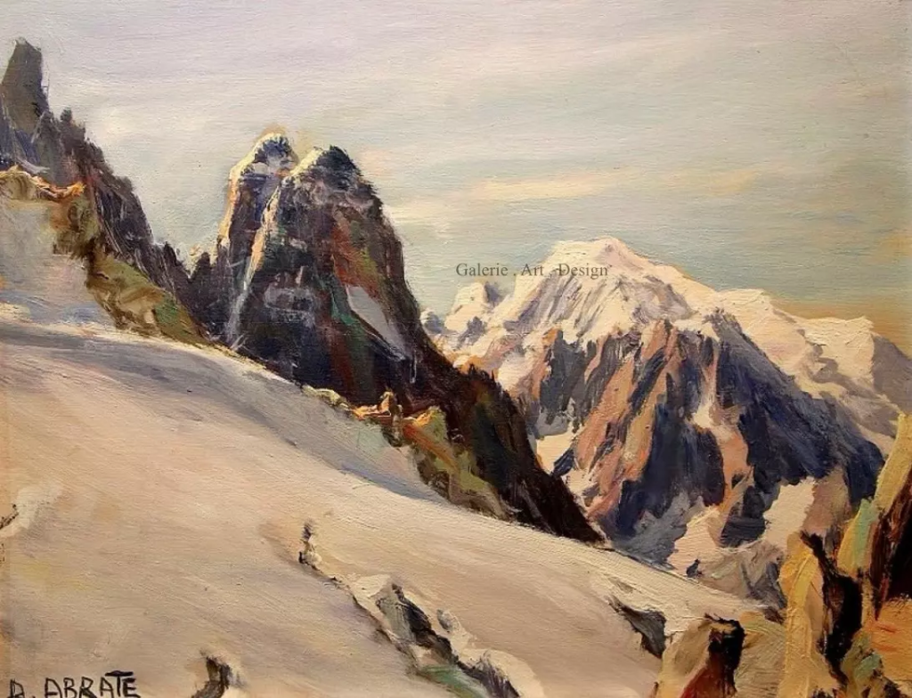 Image Les Drus et le Mont Blanc