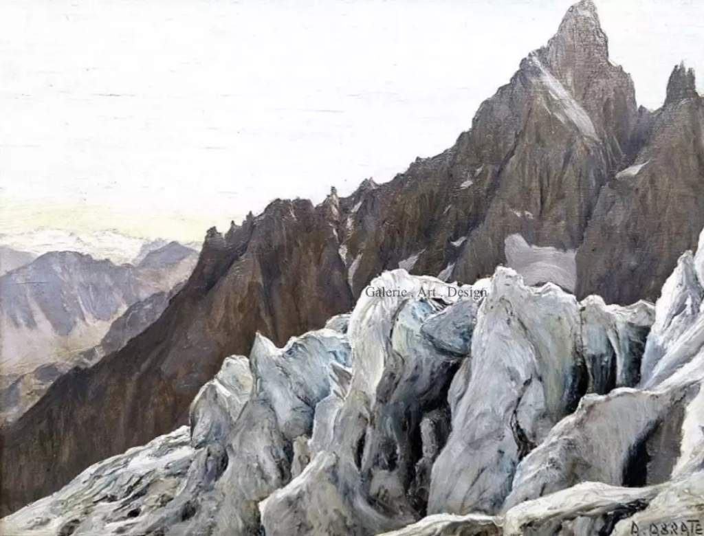 Image Séracs et Aiguille Noire de Peuterey