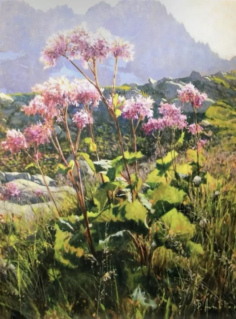 Image Fleurs devant le Chardonnet