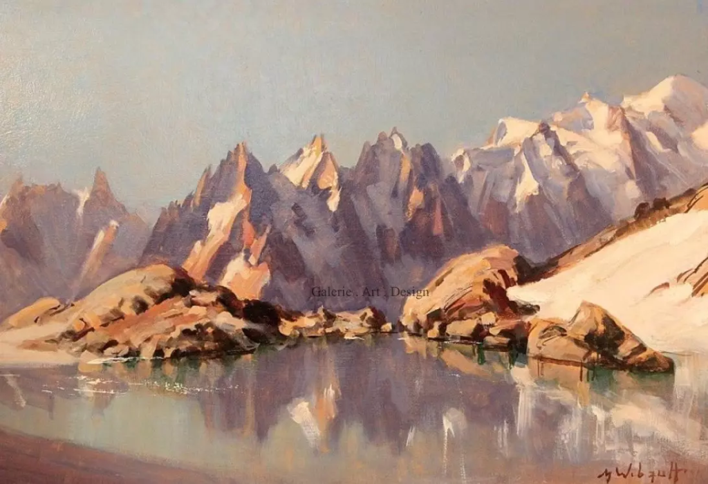 Image La chaine du Mont-Blanc depuis Le lac Blanc