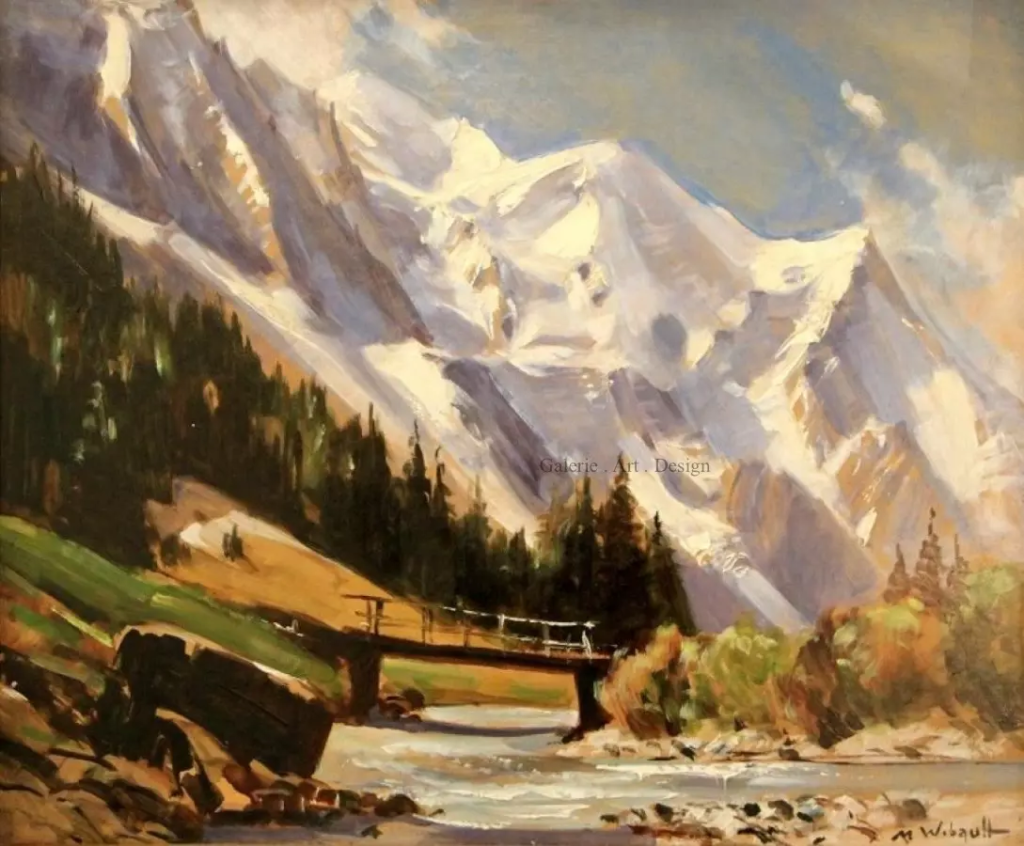 Image Le Mont Blanc depuis le pont de La Joux