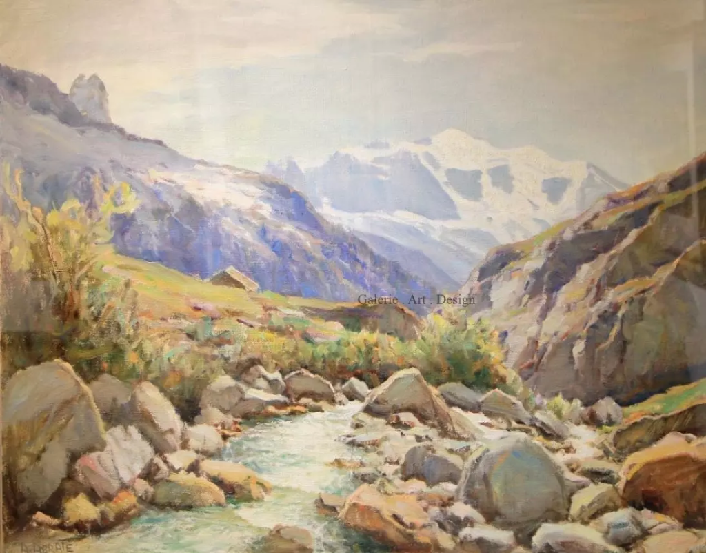 Image Les sources de l’Arve et Le Mont Blanc