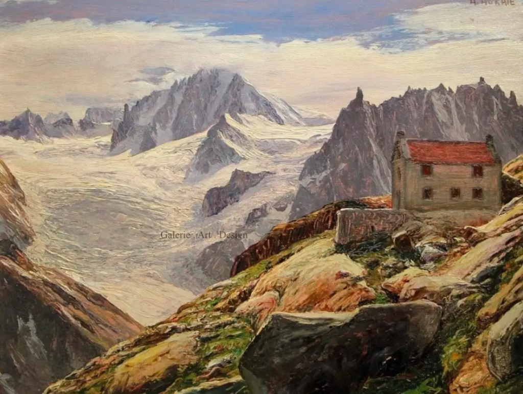 Image Le Refuge du Couvercle et le Mont Blanc