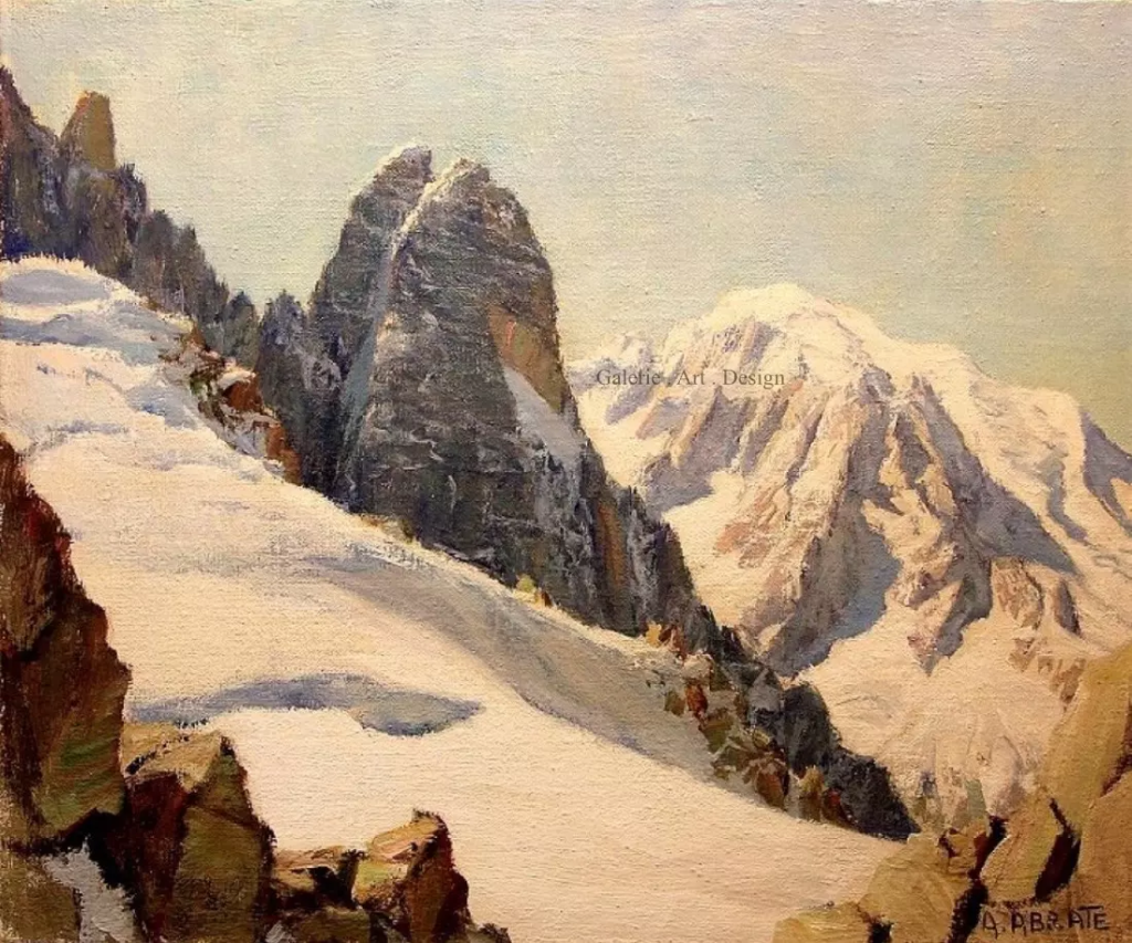 Image Face nord des Drus et le Mont Blanc