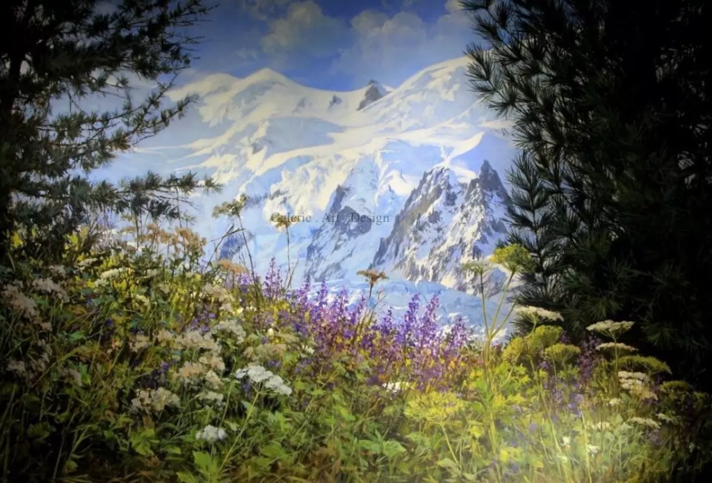 Image Fleurs et Glaciers