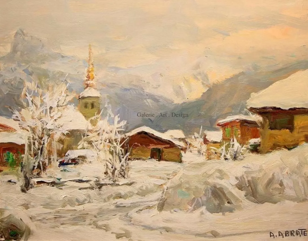 Image Église de Combloux en hiver