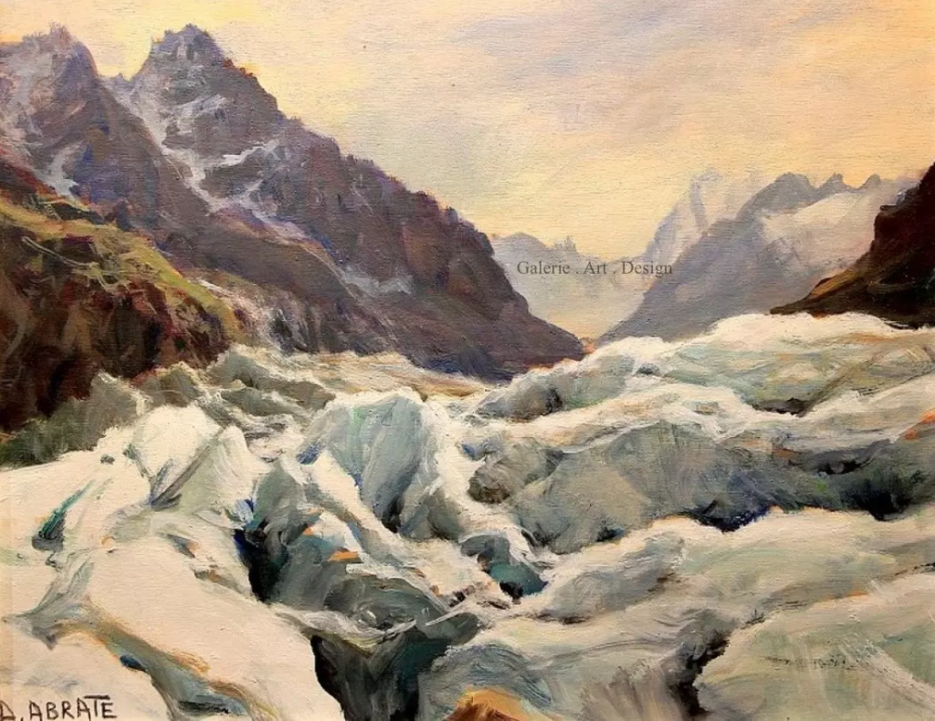 Image Belles crevasses de la Mer de la Glace