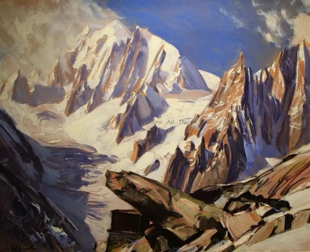 Image Refuge du couvercle et Le Mont Blanc