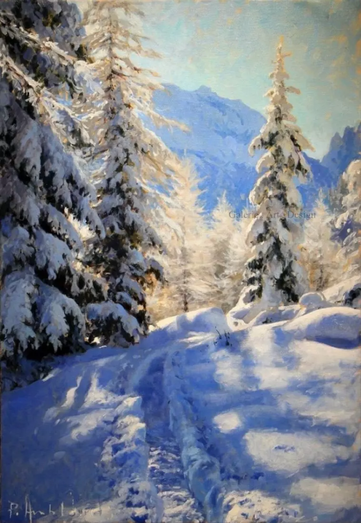 Image Première neige au Col des Montets