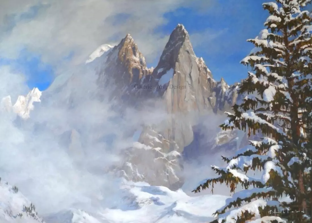 Image Les Drus et la Verte en hiver 