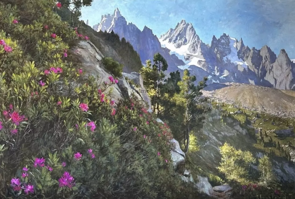 Image Rhododendrons sur la traversée