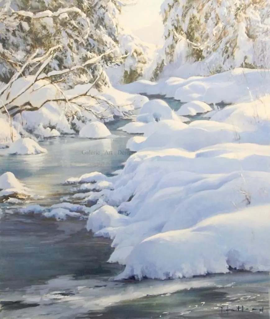 Image Torrent en hiver