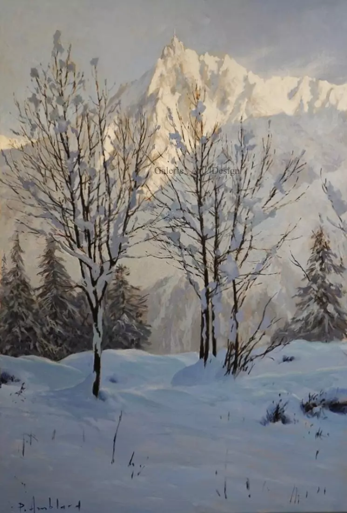 Image Aiguille du Midi en hiver