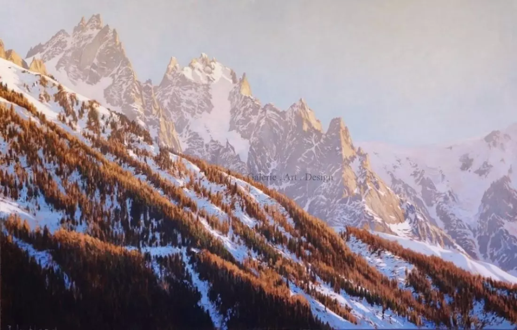 Image Lumière sur les Aiguilles de Chamonix 