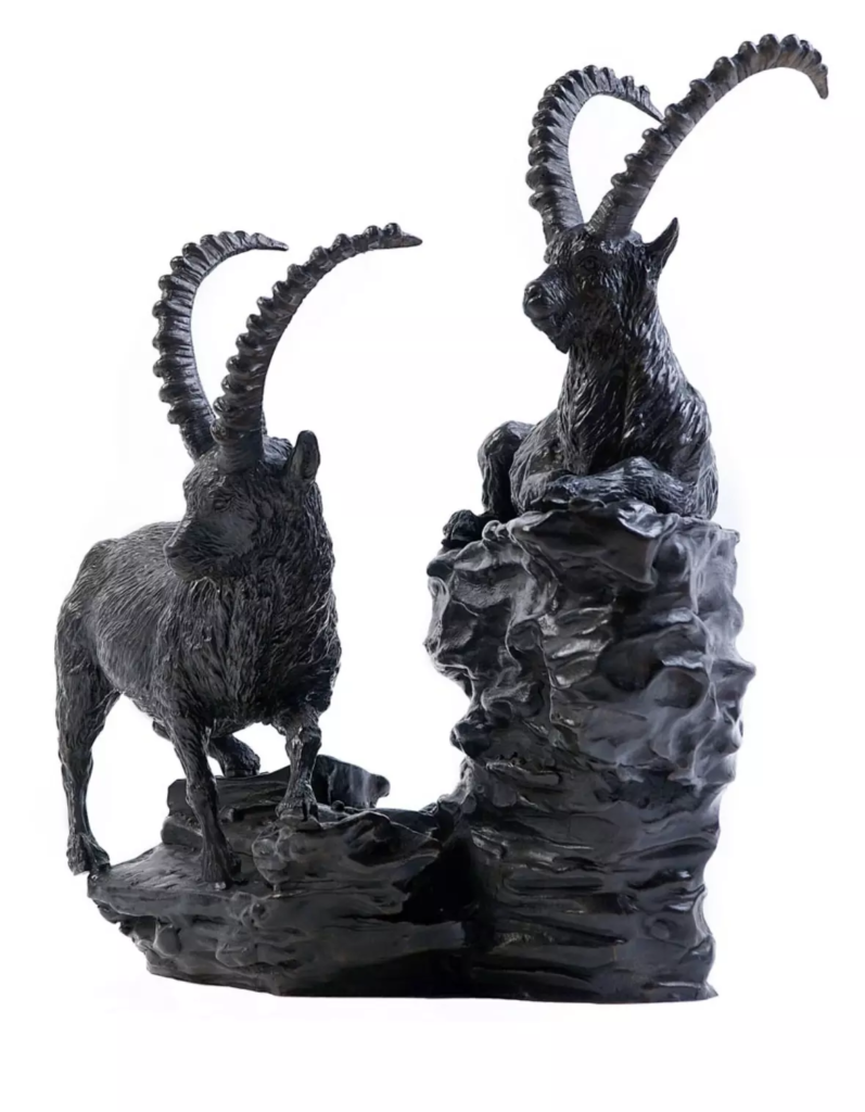 Image Bouquetins sur le rocher