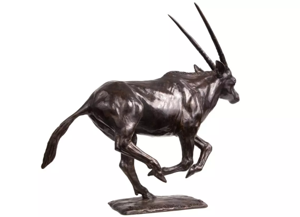 Image Oryx au galop sur postérieur gauche