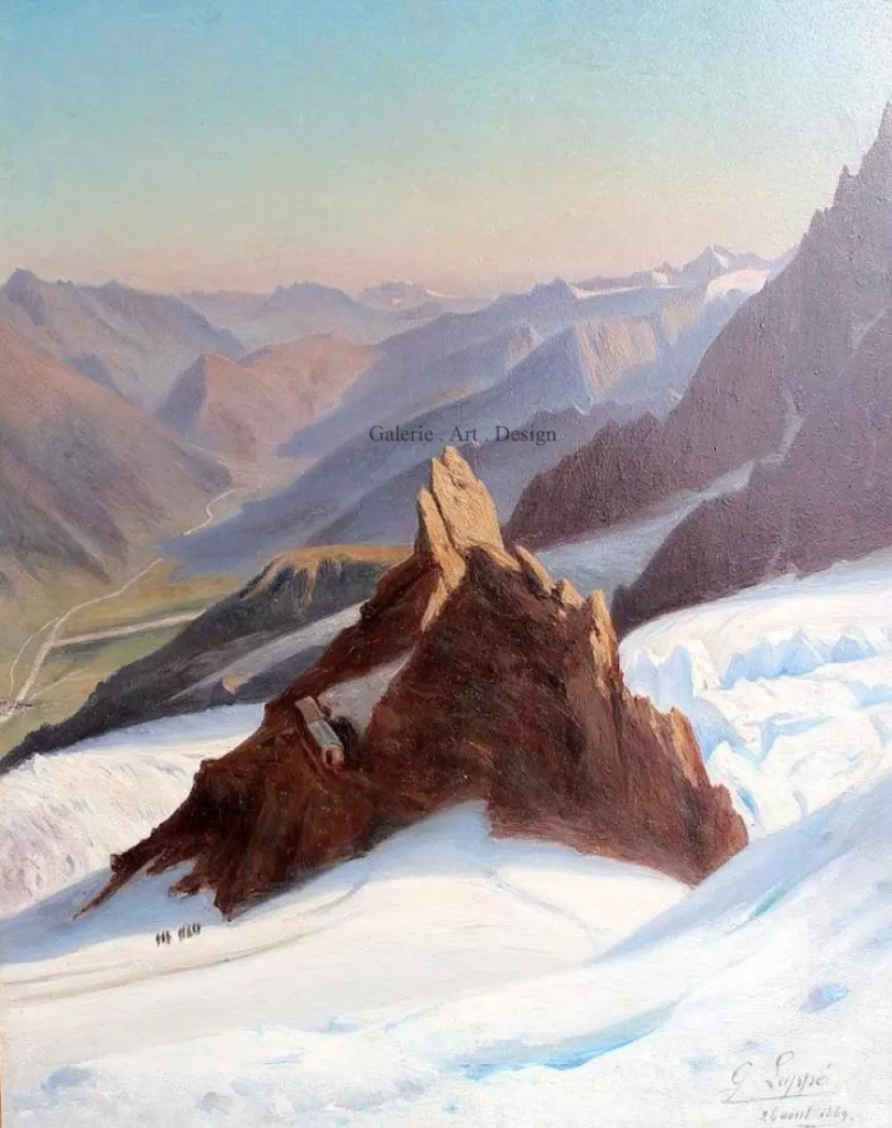 Image Cordée au refuge des Grands Mulets