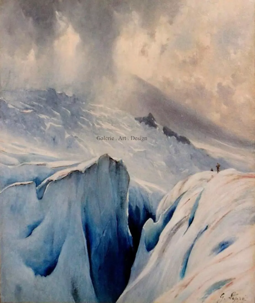 Image Glacier et Alpinistes