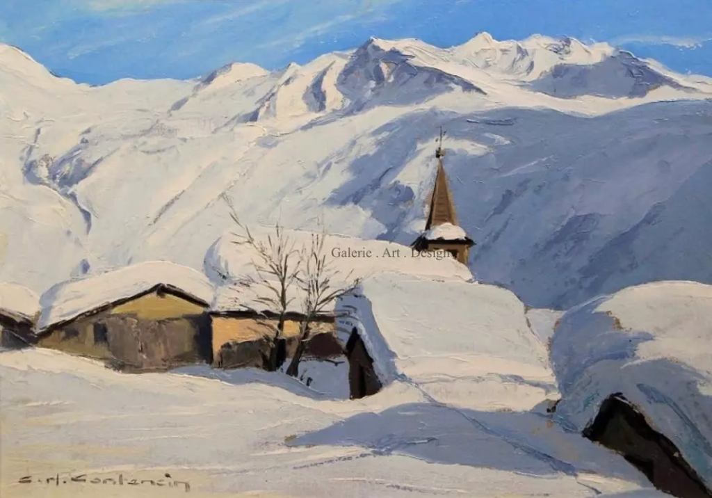 Image Le village du Tour en hiver