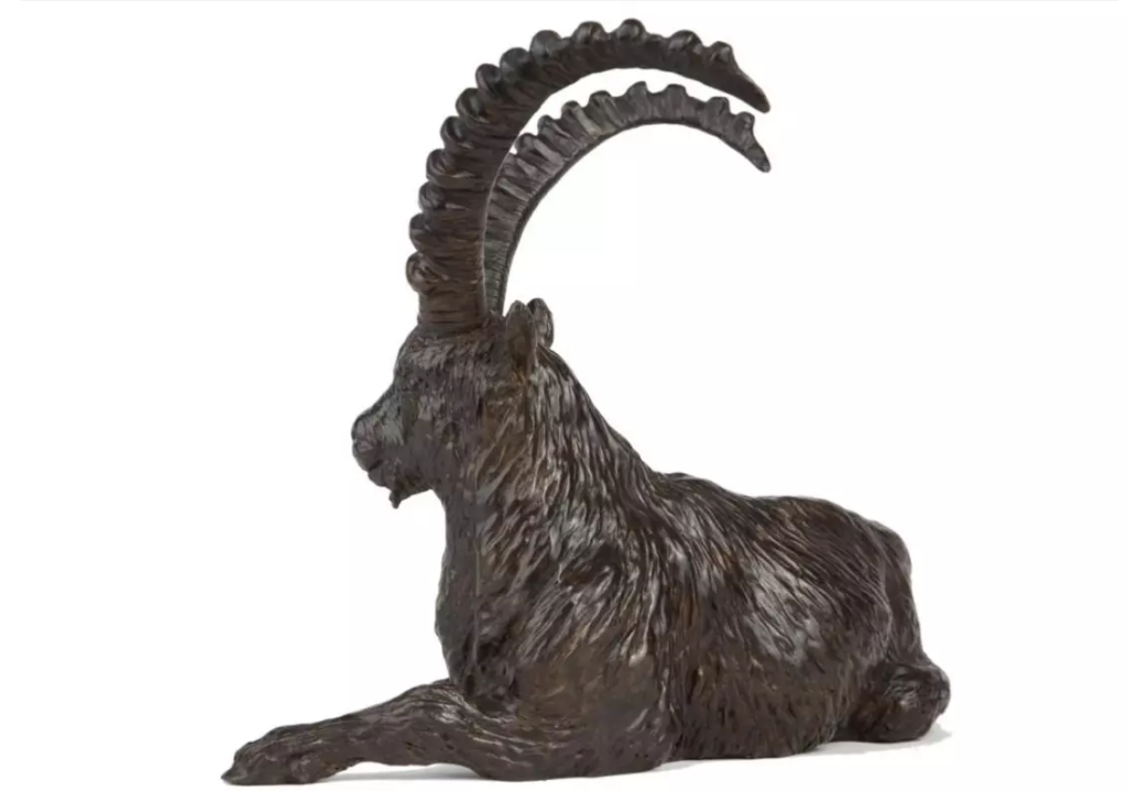 Image Bouquetin couché