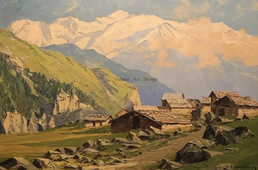 Image Le Mont Blanc et l’Alpage d’Ayères