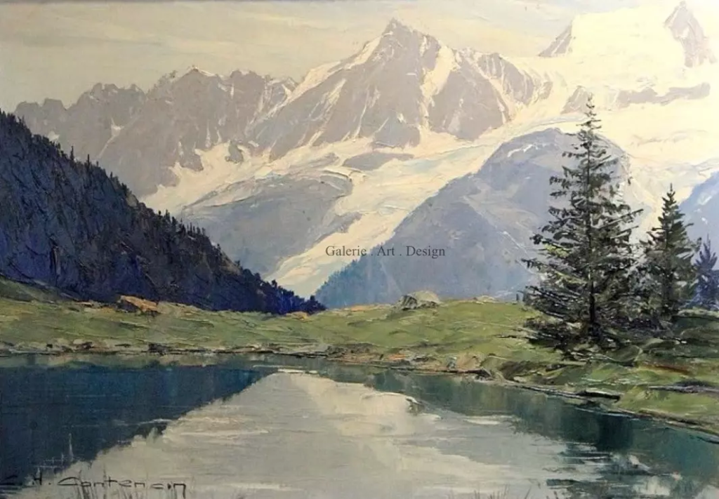 Image Le Lac du Plan de la Cry et l’Aiguille du midi 