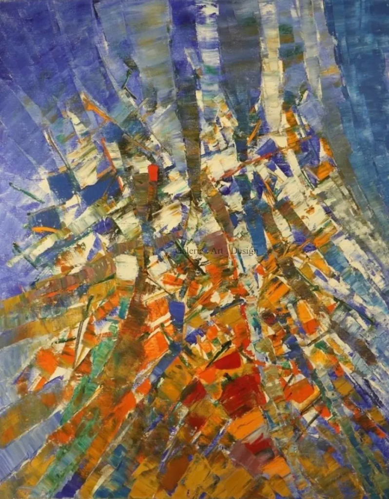 Image Composition abstraite 1960 