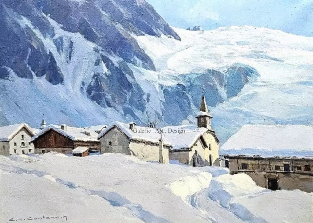 Image Le village du Tour en Hiver