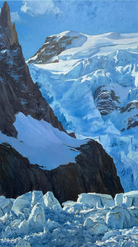 Image Séracs devant le Mont Maudit