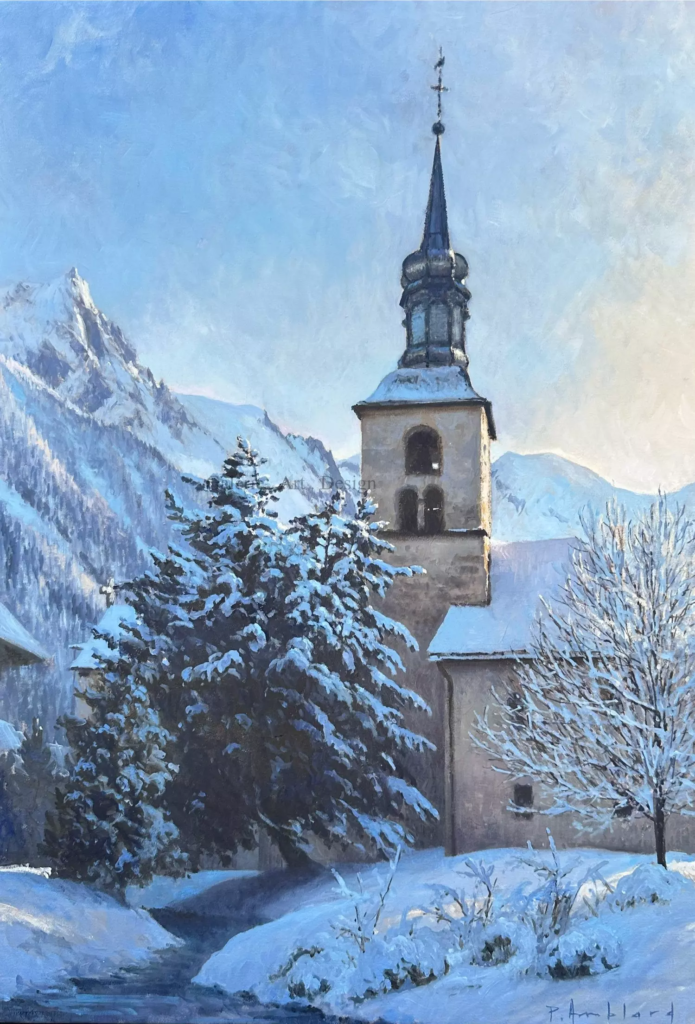 Image Église Saint-Michel enneigée