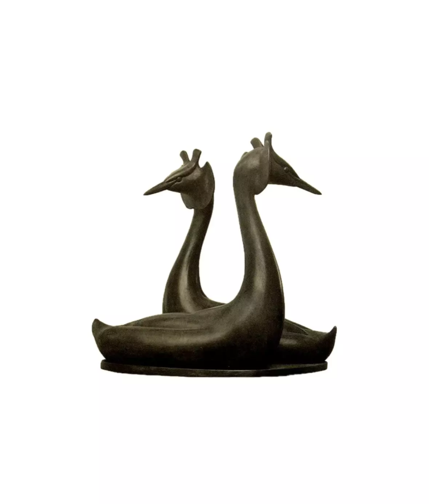 Image Deux Grèbes Dansant