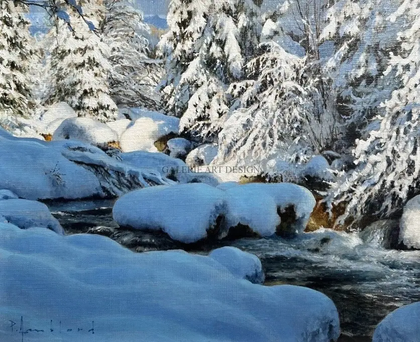 Image Torrent de la Poya enneigé