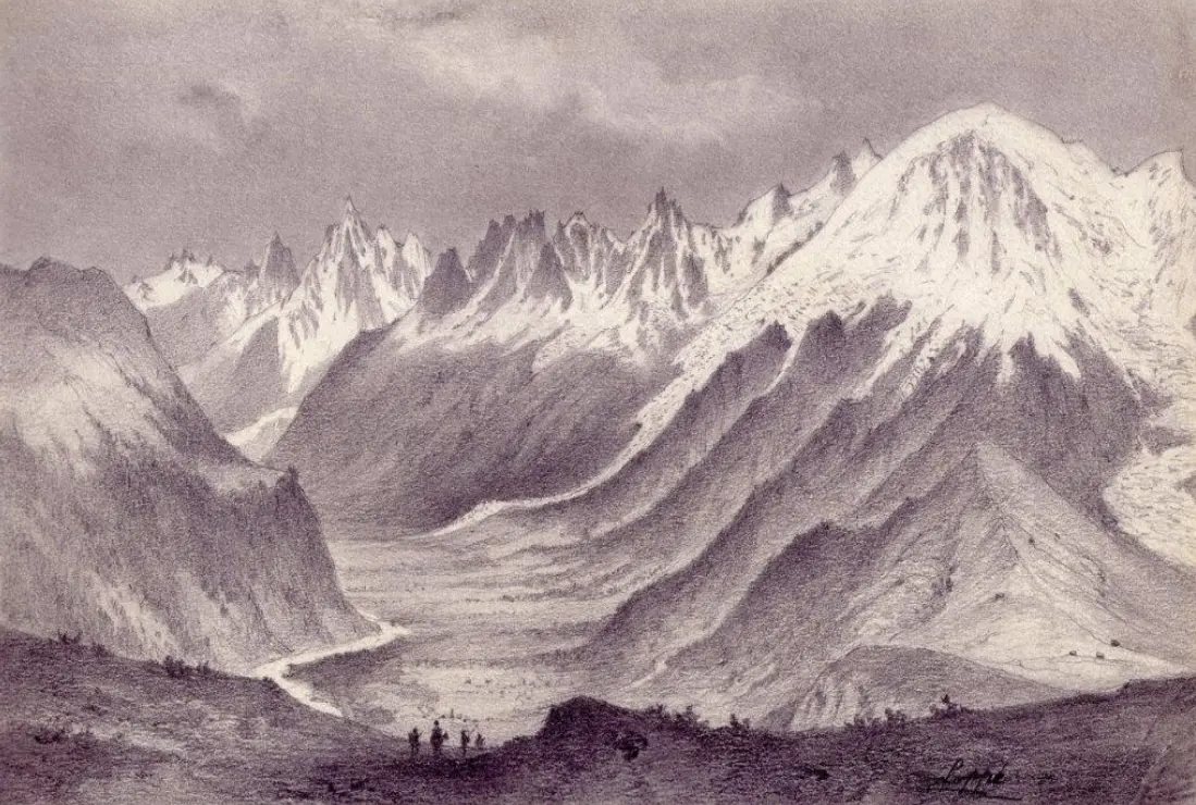 Image Chamonix Mont-Blanc depuis le Prarion