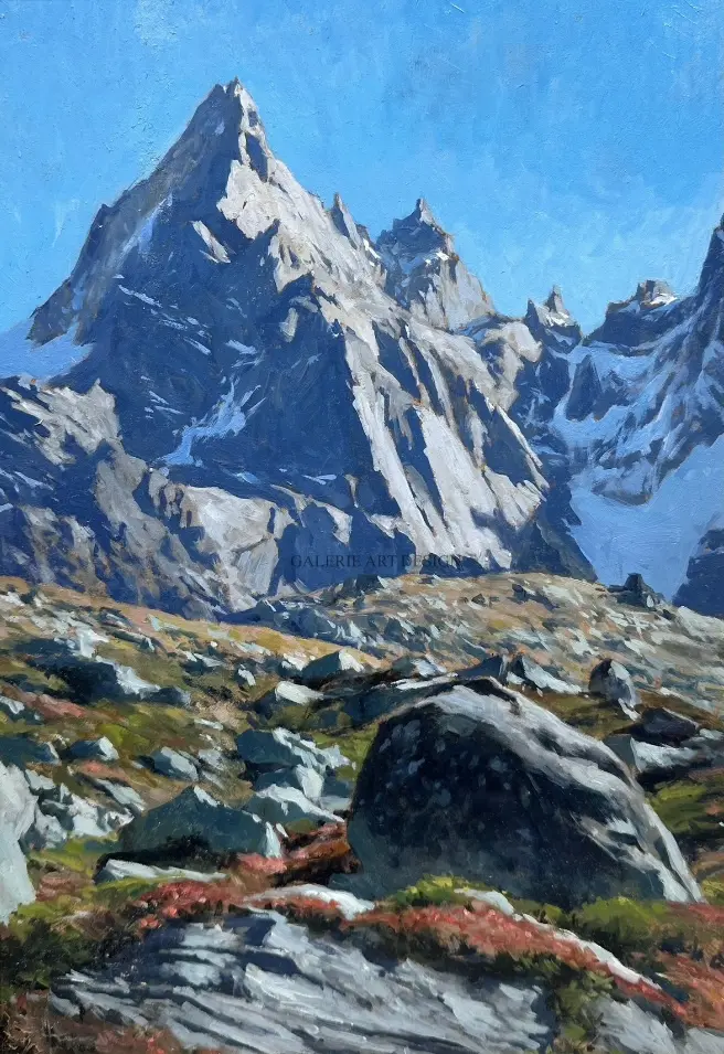 Image Aiguille de Blaitière depuis la traversée