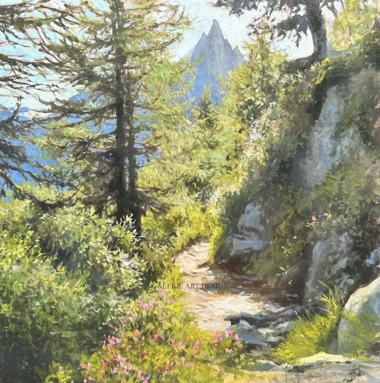 Image Chemin fleuri