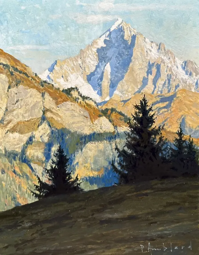 Image Vue de l&rsquo;Aiguille Verte, au-dessus de Codron